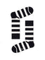 Happy Socks Classic Black & White Gift Set