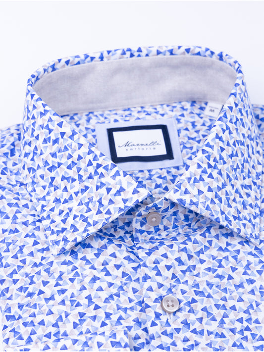 Marnelli Joe Geo Print Shirt