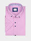 Marnelli Scott Gingham Checked Cotton Shirt-Casual shirts-Marnelli-Pink-S-Diffney Menswear