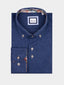 Marnelli Scott Linen/Cotton Shirt-Casual shirts-Marnelli-Navy-S-Diffney Menswear
