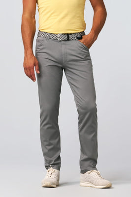 Meyer Chicago Textured Chino-Chinos-Meyer-Grey-32S-Diffney Menswear