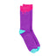 Pink Paint Drip Bamboo Sock (seamless toe)