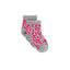 Pink & Red Leopard Bamboo Sock (seamless toe)