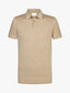 Profuomo Cotton Linen Polo-Tops-Profuomo-Green-S-Diffney Menswear