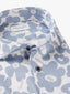 Profuomo Cutaway Flower Print Shirt-Casual shirts-Profuomo-Blue-S-Diffney Menswear