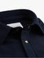 Profuomo French Terry Overshirt-Casual shirts-Profuomo-Navy-S-Diffney Menswear