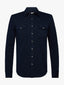Profuomo French Terry Overshirt-Casual shirts-Profuomo-Navy-S-Diffney Menswear
