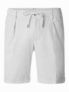 Profuomo Sportcord Shorts-Shorts-Profuomo-White-32-Diffney Menswear