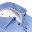 R2 Bird's Eye Print 2 Ply Cotton Shirt-Casual shirts-R2-Blue-38-Diffney Menswear