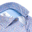 R2 Colourful Print Stretch Shirt-Casual shirts-R2-Pink-38-Diffney Menswear