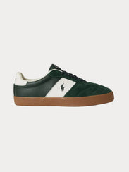 Ralph Lauren Court Vulc Leather-Suede Sneaker