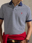 Ralph Lauren Custom Slim Fit Striped Mesh Polo Shirt