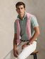 Ralph Lauren Custom Slim Striped Stretch Mesh Polo