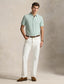 Ralph Lauren Custom Slim Striped Stretch Mesh Polo