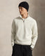 Ralph Lauren Double-Knit Quarter-Zip Pullover