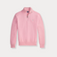 Ralph Lauren Mesh-Knit Cotton Quarter-Zip Sweater