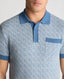 Remus Uomo Blue Short Sleeve Polo Shirt
