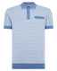 Remus Uomo Blue Short Sleeve Polo Shirt