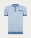 Remus Uomo Blue Short Sleeve Polo Shirt