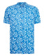 Remus Uomo Blue Tapered Short Sleeve Casual Shirt
