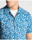 Remus Uomo Blue Tapered Short Sleeve Casual Shirt