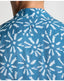Remus Uomo Blue Tapered Short Sleeve Casual Shirt