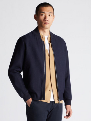 Remus Uomo Flannel Bomber Jacket