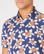 Remus Uomo Flower Print Seville Short Sleeve Casual Shirt-Casual shirts-Remus Uomo-Navy-S-Diffney Menswear