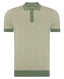 Remus Slim Fit Knitted Cotton Short-Sleeve Polo-Tops-Remus Uomo-Pink-S-Diffney Menswear