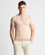 Remus Slim Fit Knitted Cotton Short-Sleeve Polo-Tops-Remus Uomo-Pink-S-Diffney Menswear