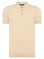 Slim Fit Knitted Cotton Short-Sleeve Polo-Tops-Remus Uomo-Navy-S-Diffney Menswear