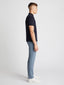 Slim Fit Knitted Cotton Short-Sleeve Polo-Tops-Remus Uomo-Navy-S-Diffney Menswear