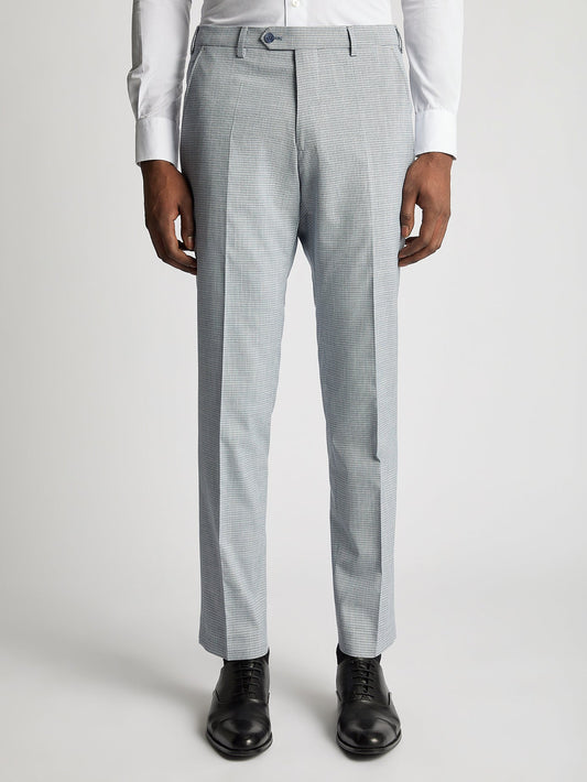 Slim Leg Matteo Formal Trousers-Formal trousers-Remus Uomo-Blue-30S-Diffney Menswear