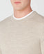 Remus Uomo Stone Long Sleeve Crew Neck Sweater