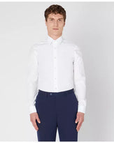 Remus Uomo White Rome Long Sleeve Formal Shirt