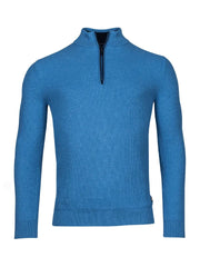 Rockbay Half-Zip Light Cotton Knit-Knitwear-Rockbay-Denim-S-Diffney Menswear