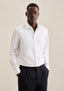 Seidensticker Non-iron Twill Business shirt in Slim with Kent-Collar