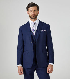 Skopes Harcourt Tailored Suit Jacket Tweed Effect