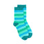 Soft Top - Bamboo Ocean Stripe Seamless Sock