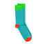 Soft Top - Bamboo Paint Drip Green Seamless Sock