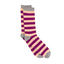 Soft Top - Bamboo Peach & Purple Stripe Seamless Sock