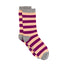 Soft Top - Bamboo Peach & Purple Stripe Seamless Sock