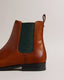 Menswear Shoes - Ted Baker Patterned Elastic Chelsea Boots